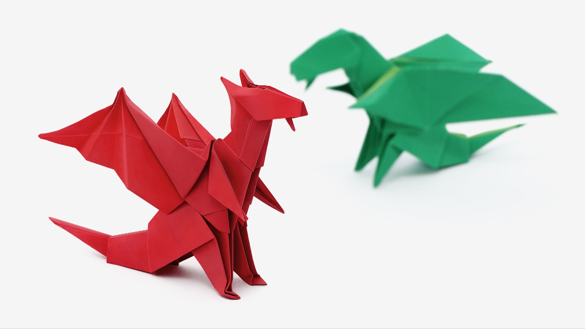 Origami Dragons - Video and Diagrams - Jo Nakashima