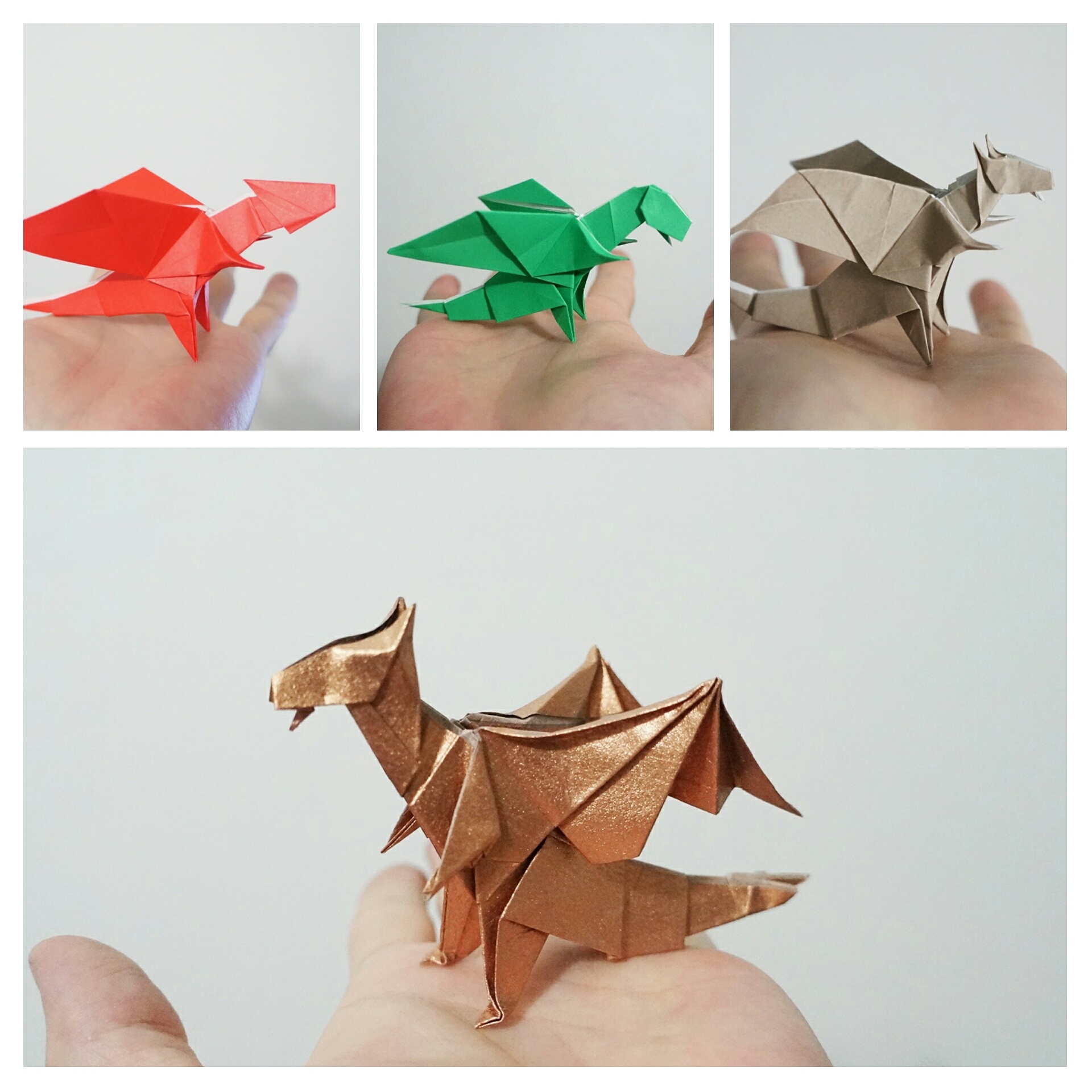 Origami Dragons Video and Diagrams Jo Nakashima