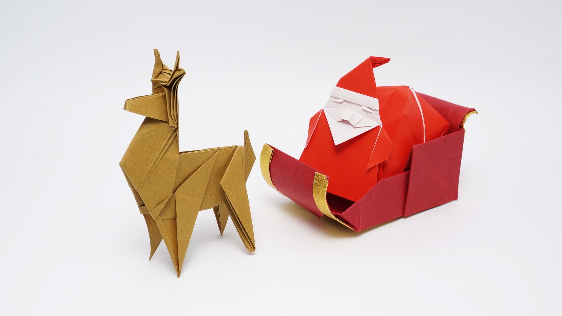 Origami Reindeer (or deer) Jo Nakashima