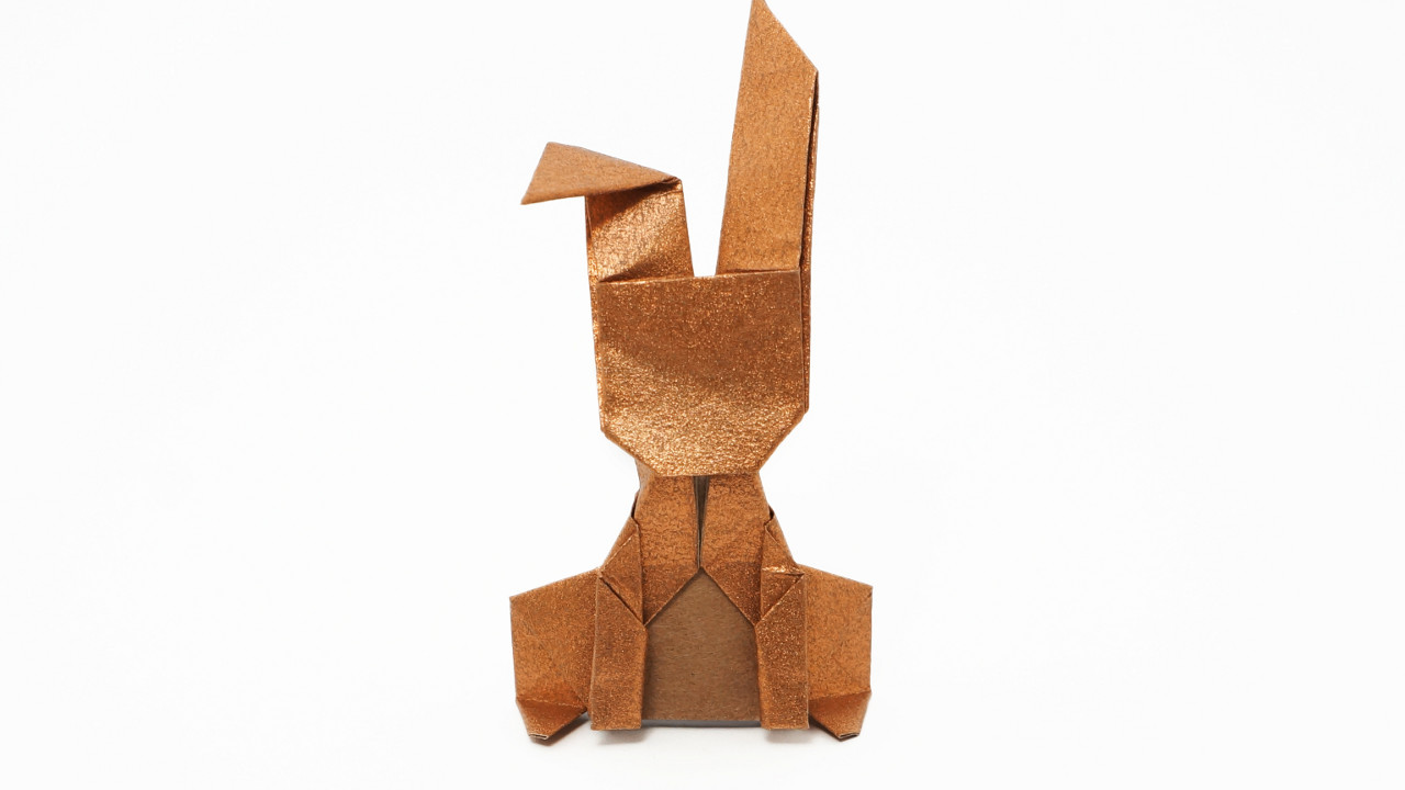 Origami Money Bunny – Diagrams and Video