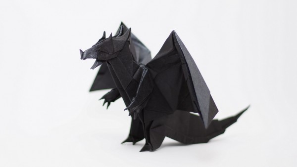 Origami Devil Dragon by Jo Nakashima