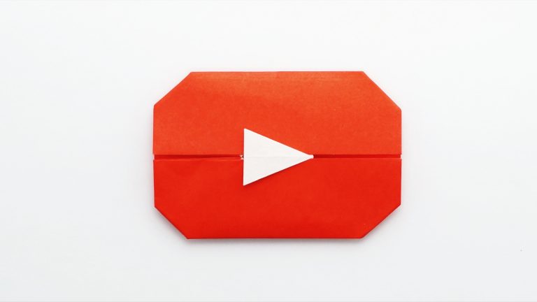 Origami YouTube Play Button