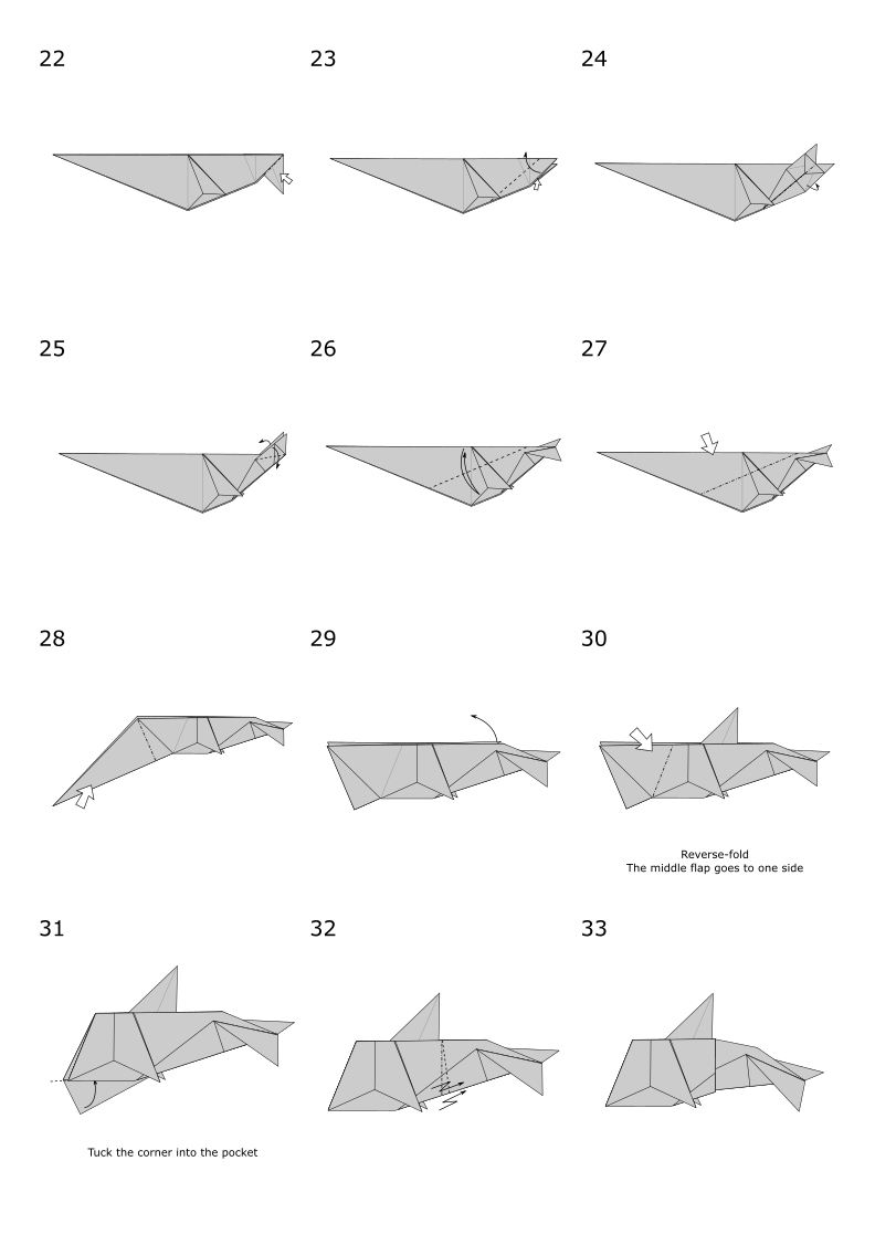 Origami Dolphin by Jo Nakashima
