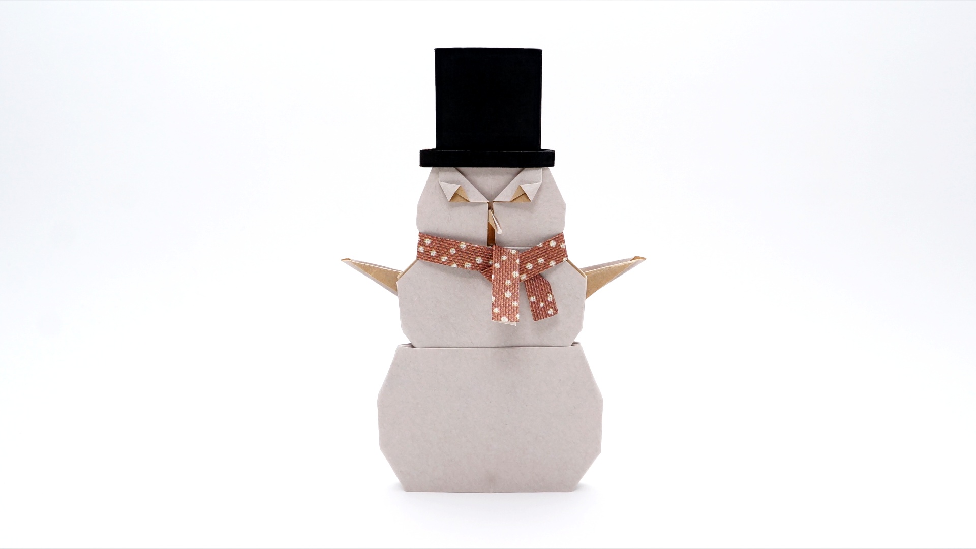 Origami Snowman by Jo Nakashima