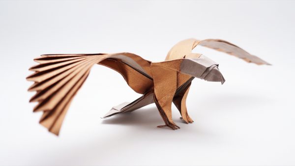 Origami Eagle - Simplified version - Jo Nakashima