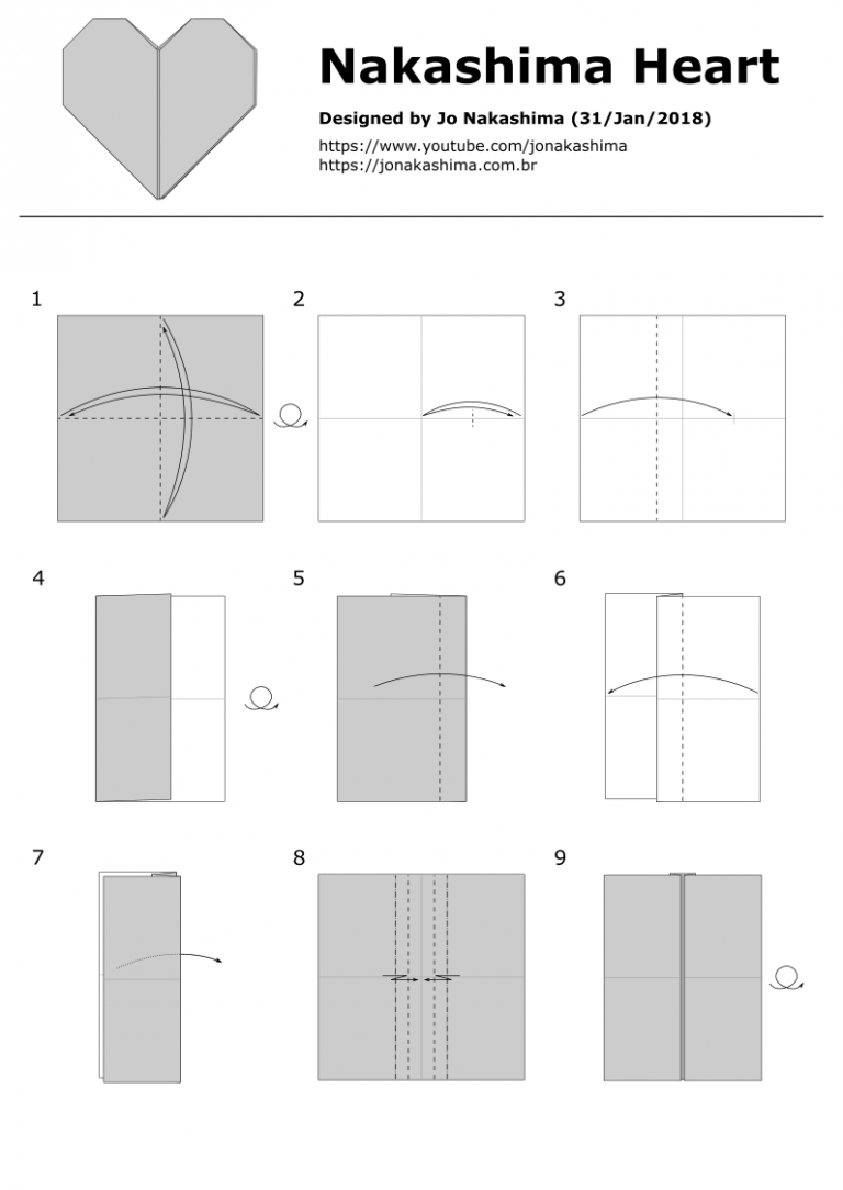 Origami Nakashima Heart Jo Nakashima
