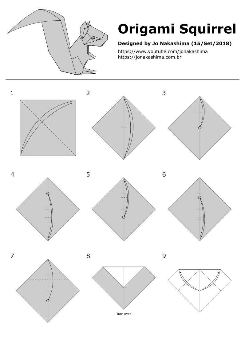 Origami Squirrel - Jo Nakashima