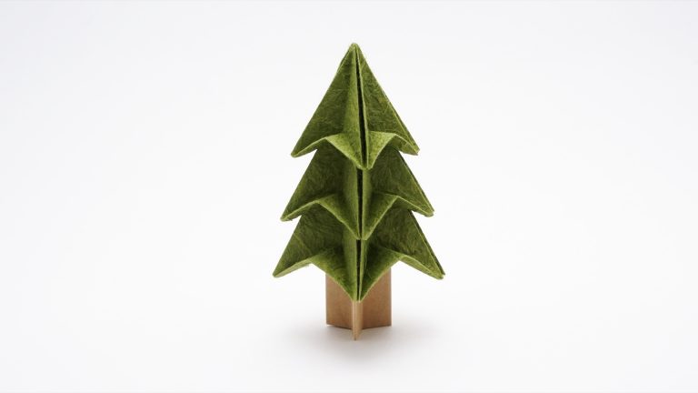 Easy Origami Christmas Tree