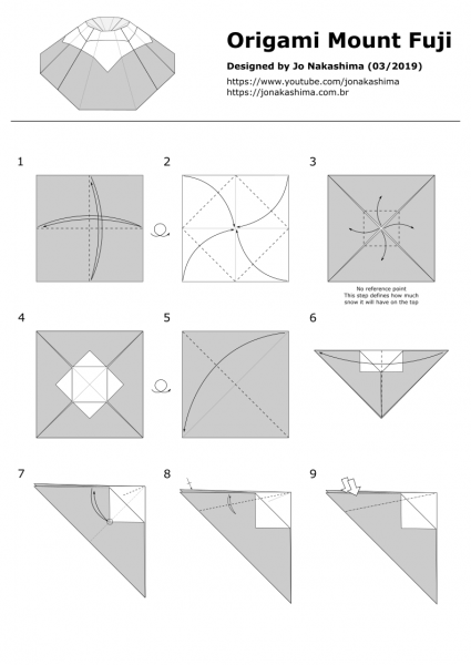 Origami Mount Fuji - Jo Nakashima
