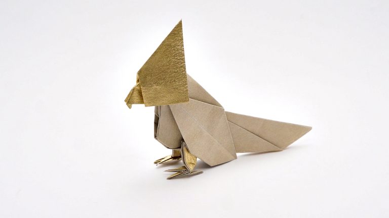 Origami Cockatiel
