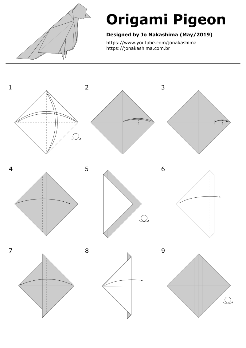 origami dove instructions