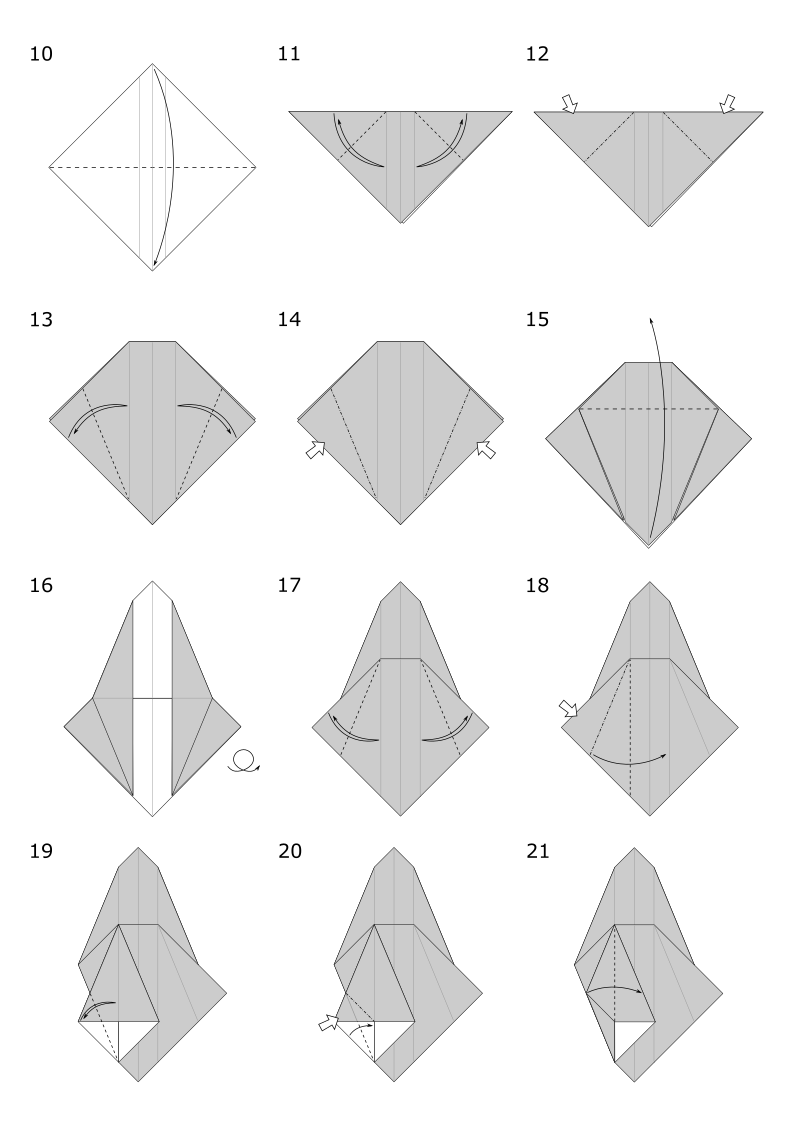Origami Pigeon diagrams - page 2