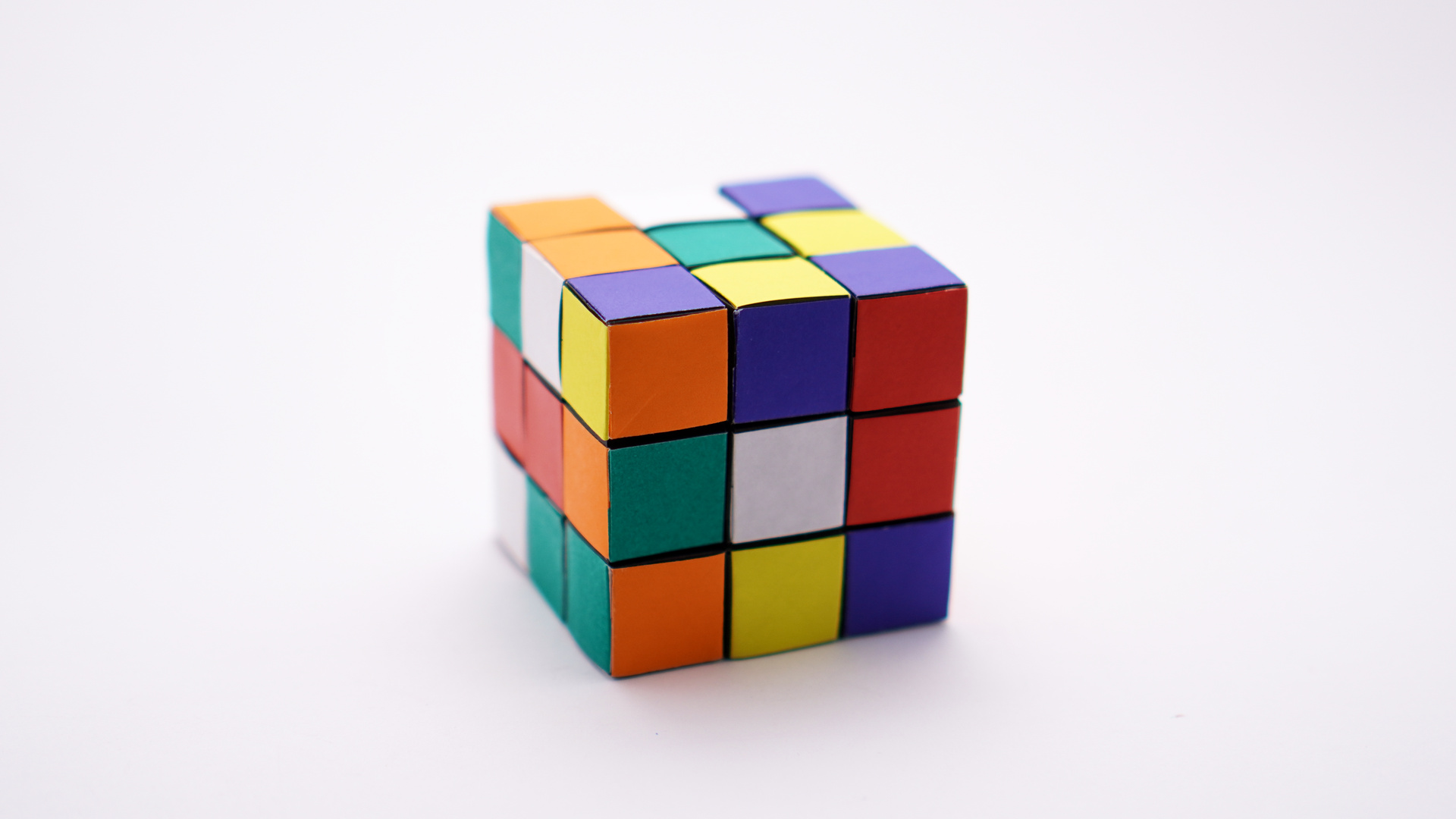 Origami Rubik's Cube by Jo Nakashima