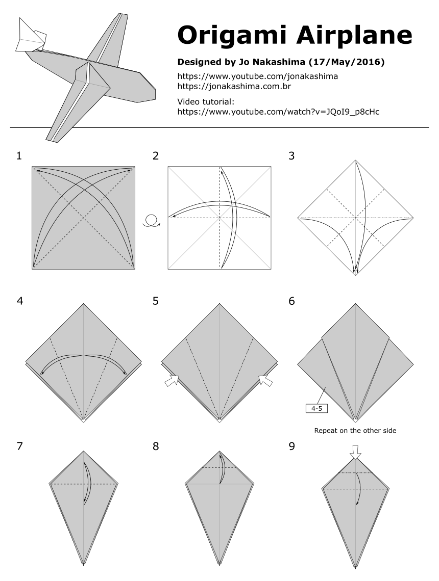 How To Make An Origami Plane