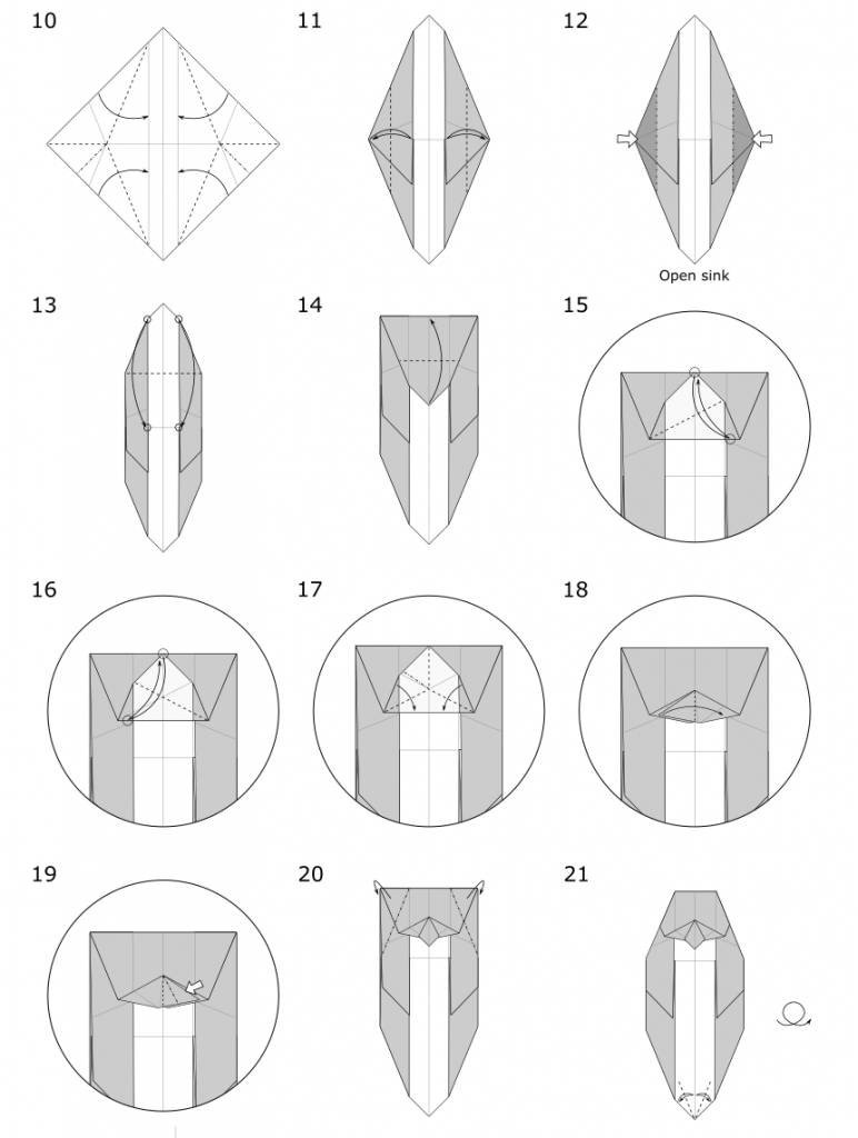 Origami Penguin Bookmark - Jo Nakashima