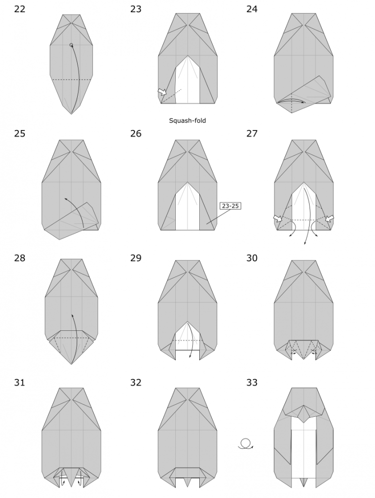 Origami Penguin Bookmark - Jo Nakashima