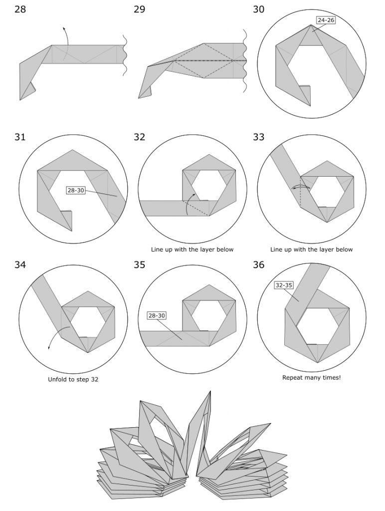 Origami Slinky Non Modular Version Jo Nakashima 2356