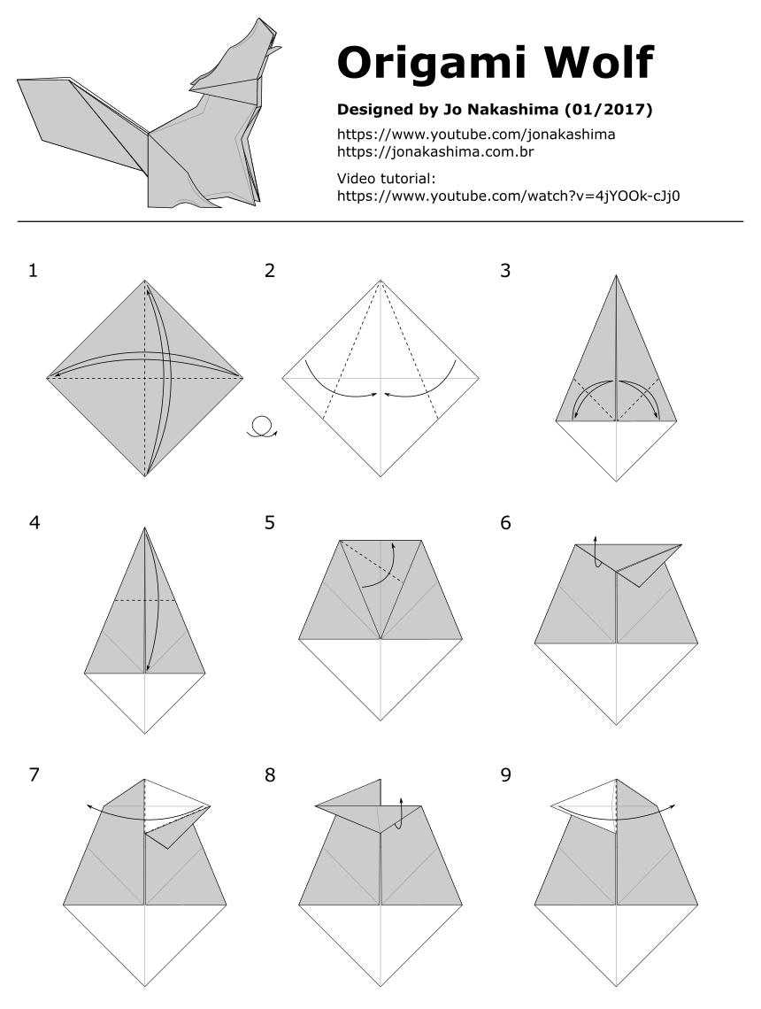 Origami Wolf - Jo Nakashima