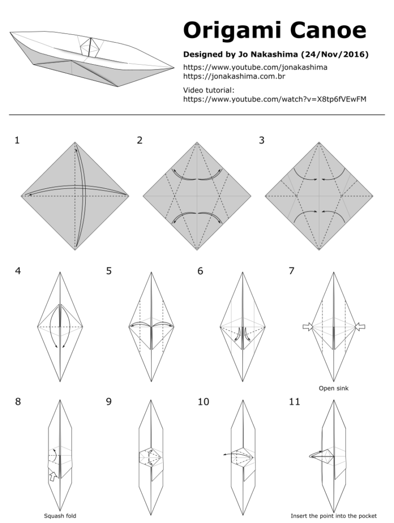 Origami Canoe Jo Nakashima