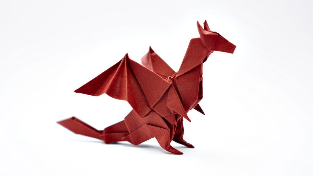 Origami Dragon v3 by Jo Nakashima