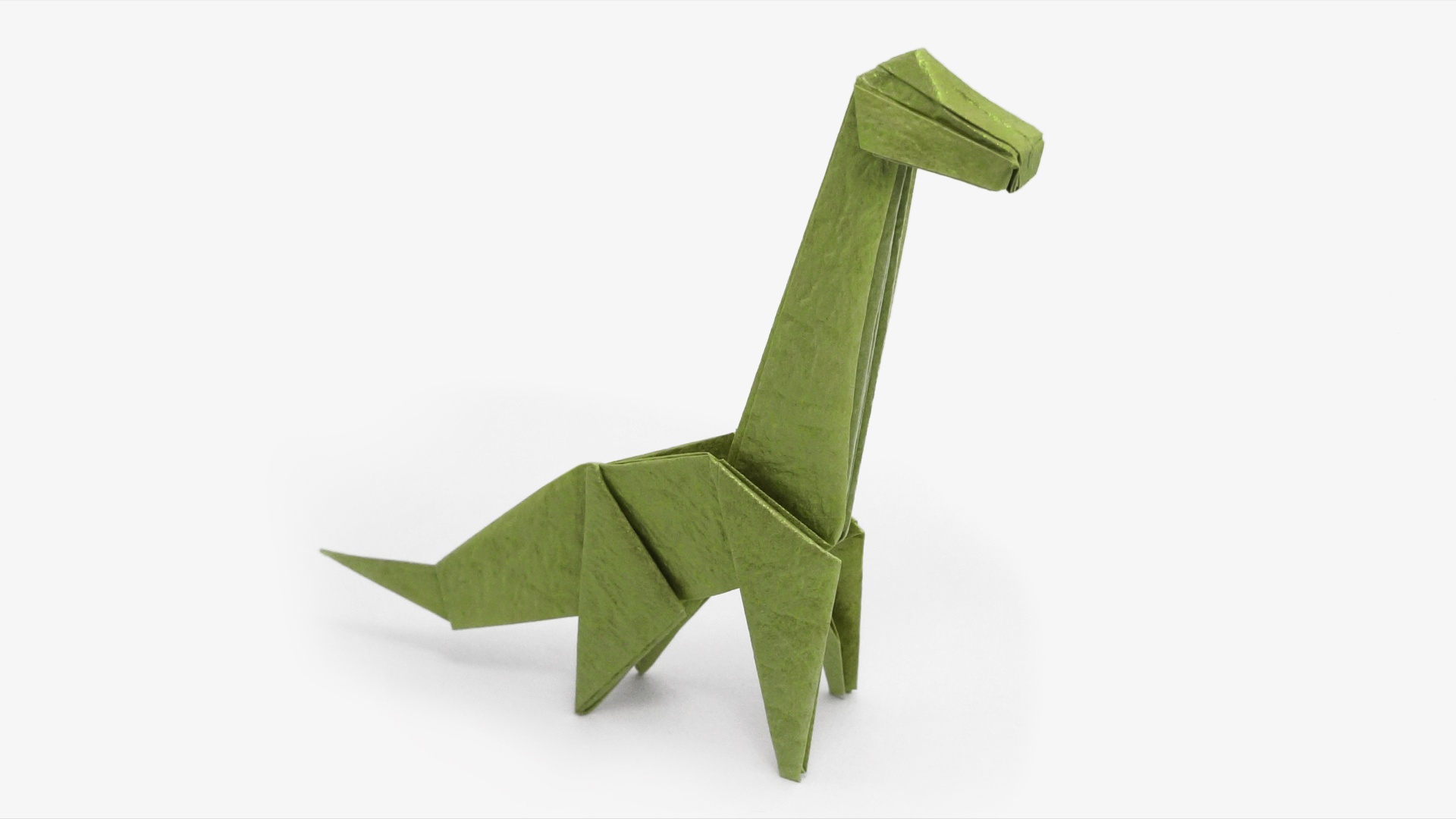 Origami Brachiosaurus by Jo Nakashima