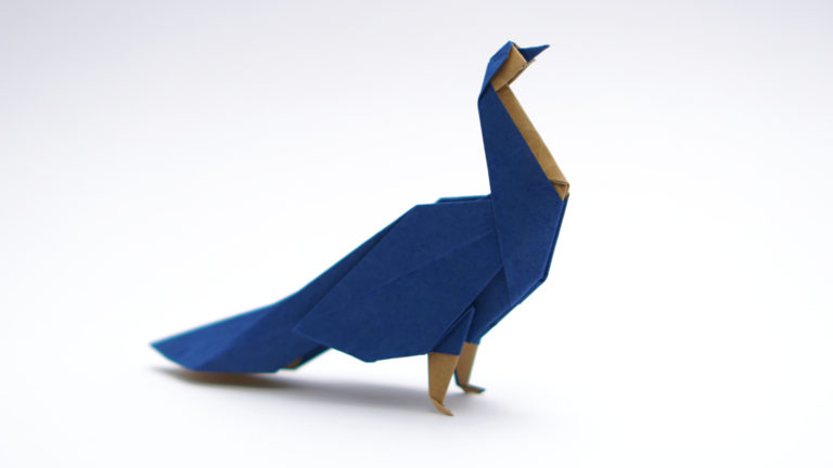 Origami Peacock