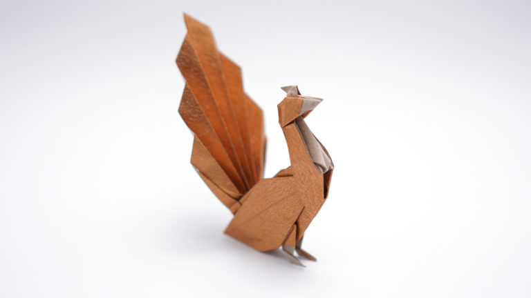 Origami Peacock v2
