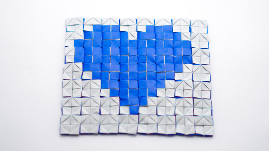 Origami Pixels Jo Nakashima