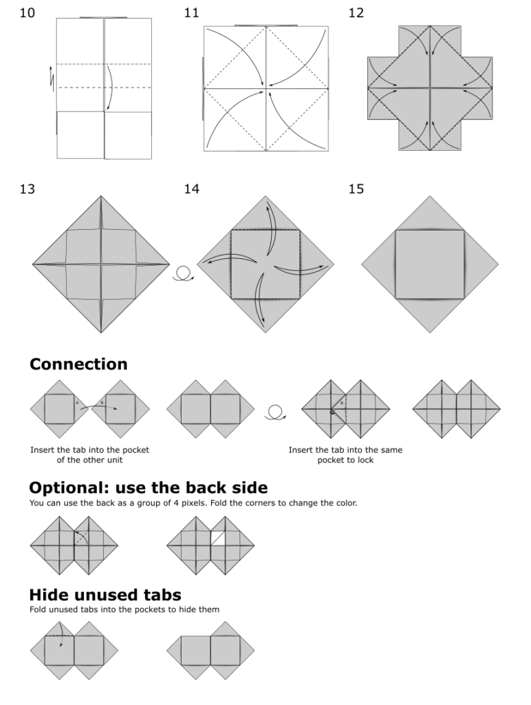 Origami Pixels - Jo Nakashima