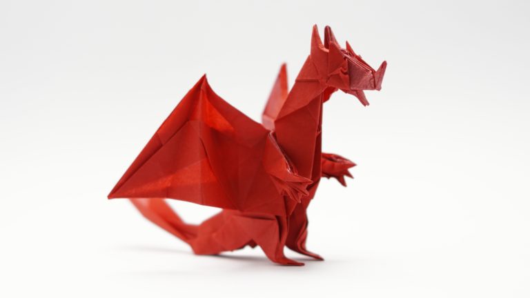 Origami Devil Dragon v3