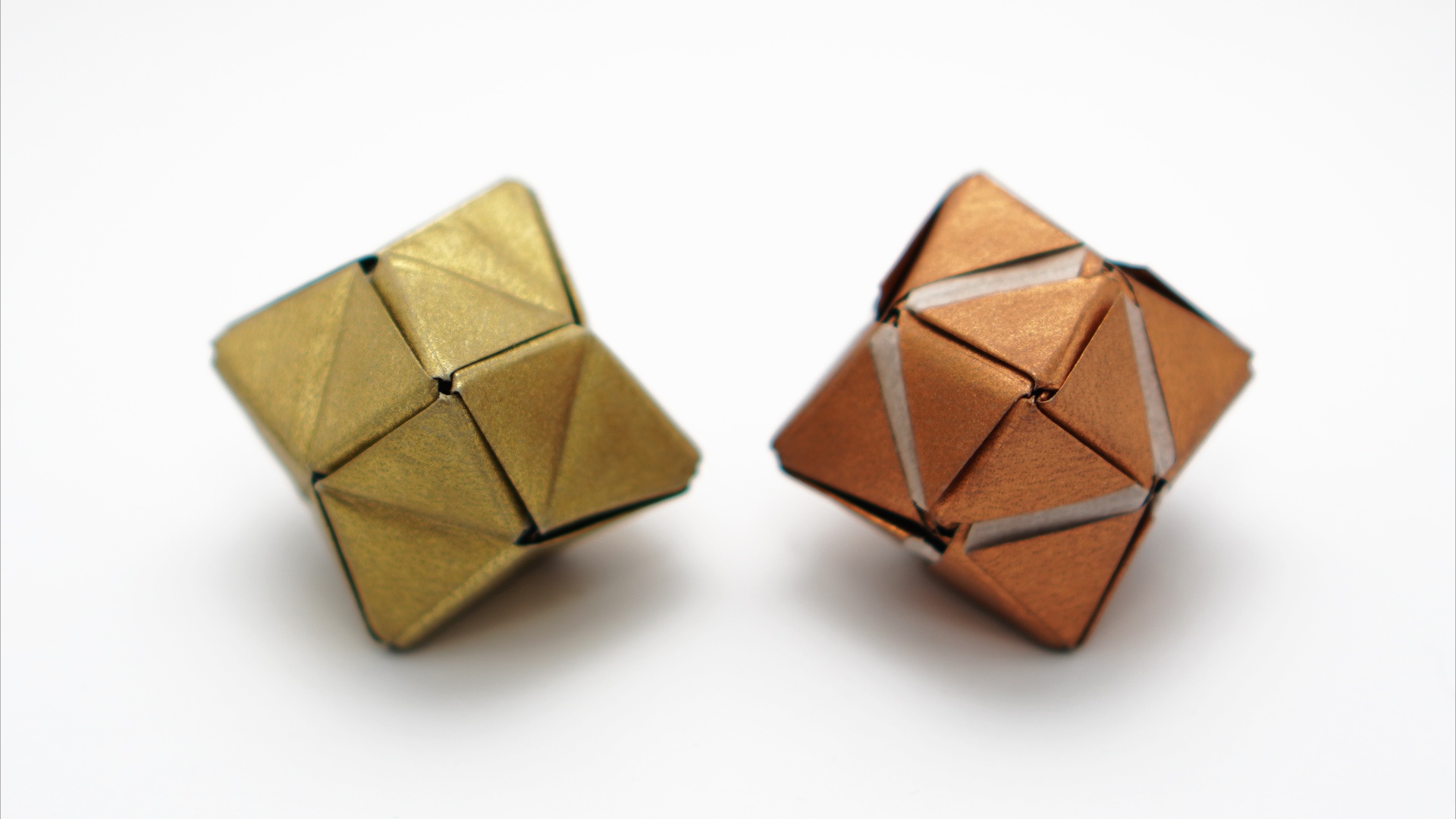 Origami Tetrakis Hexahedro by Jo Nakashiman