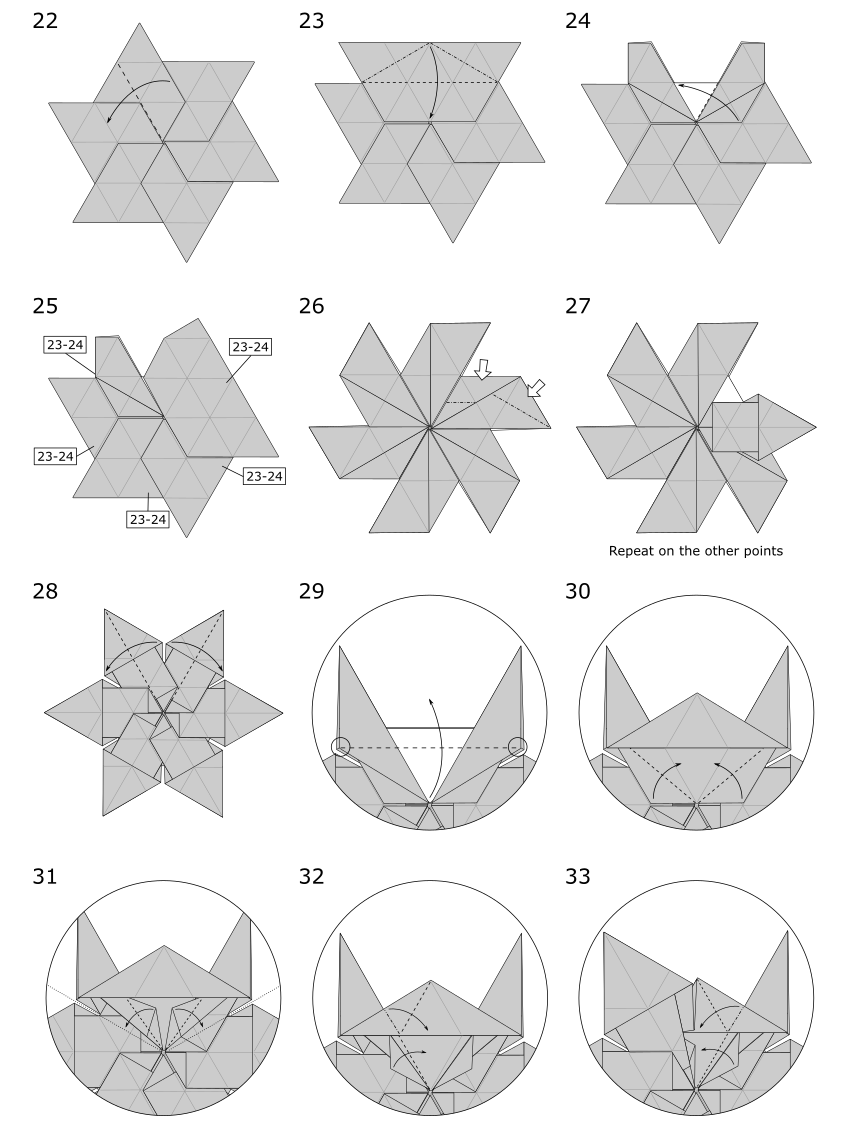 Origami Snowflake - page 3