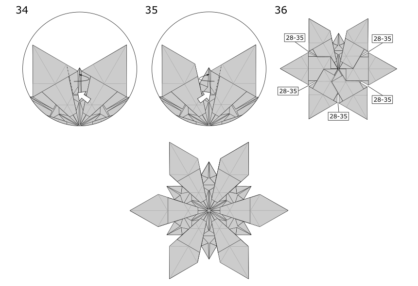 Origami Snowflake - page 4