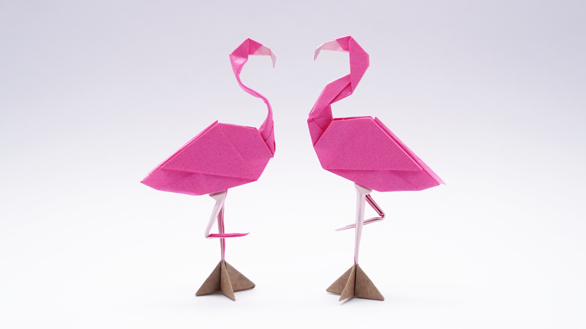 Origami Flamingo by Jo Nakashima