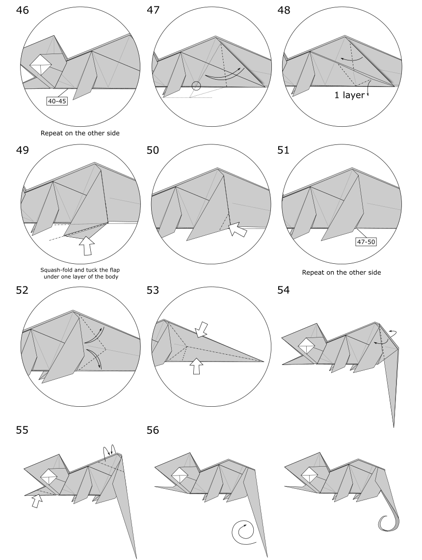 Origami Chameleon by Jo Nakashima - Page 5/5