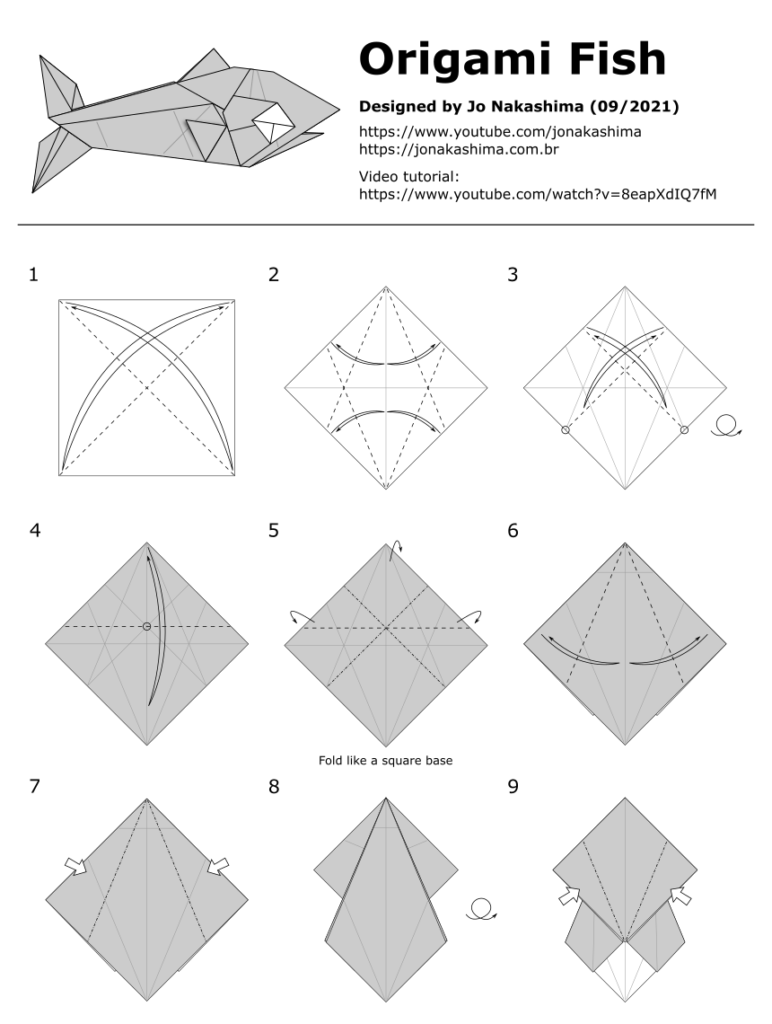 Origami fish by Jo Nakashima - page 1/6