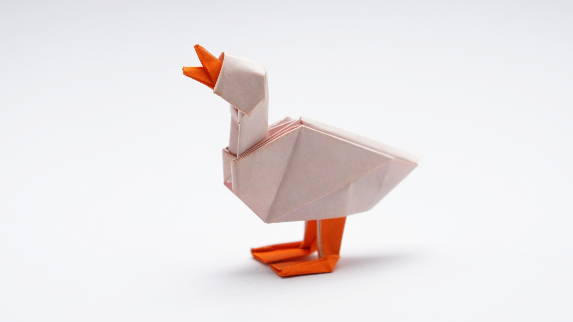 Moving paper toys - How to make a paper duck 