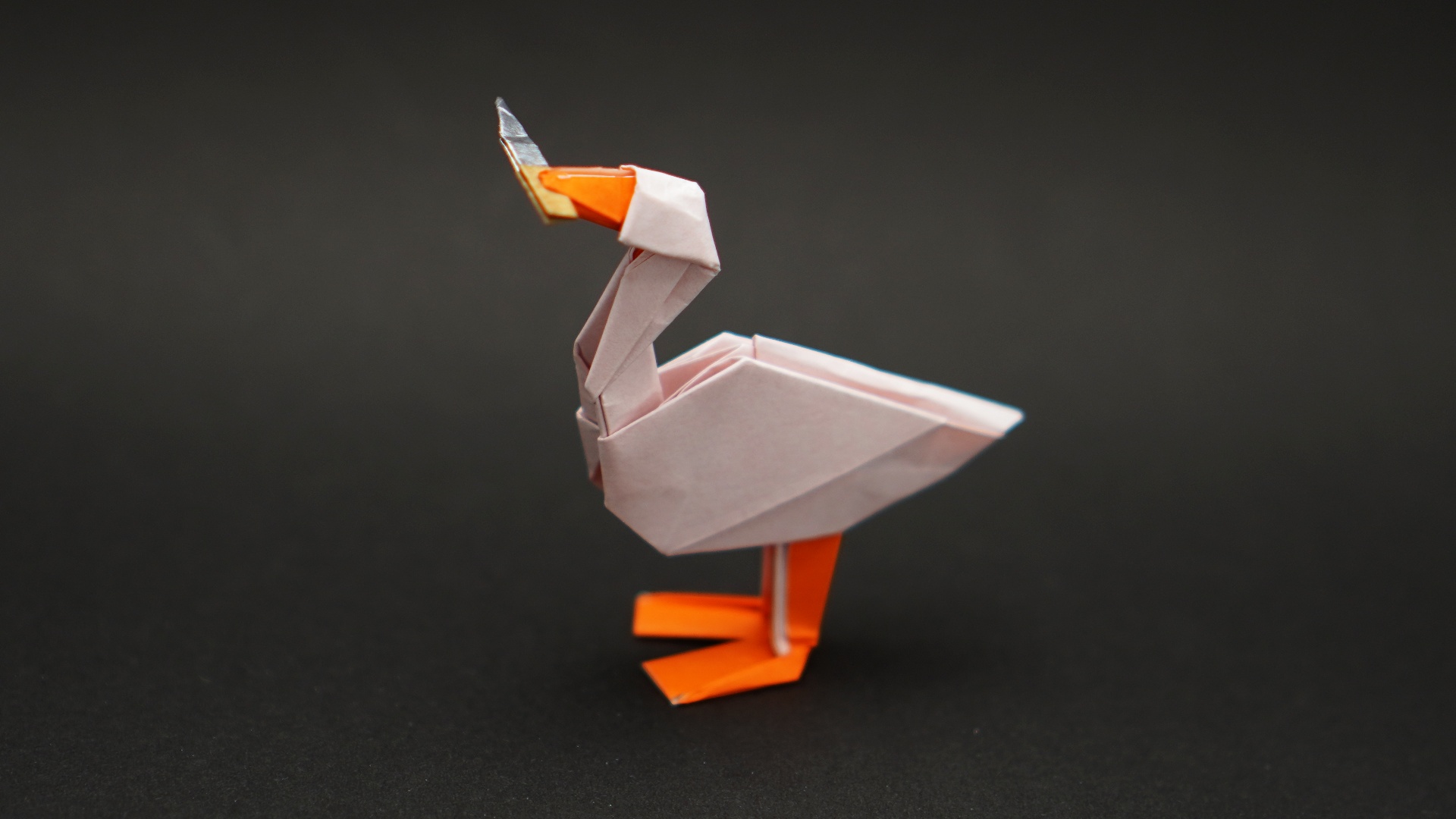 How to make a paper duck  Easy origami duck 