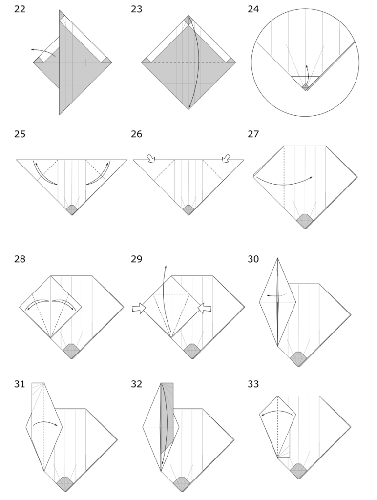 Origami Goose diagrams - page 3