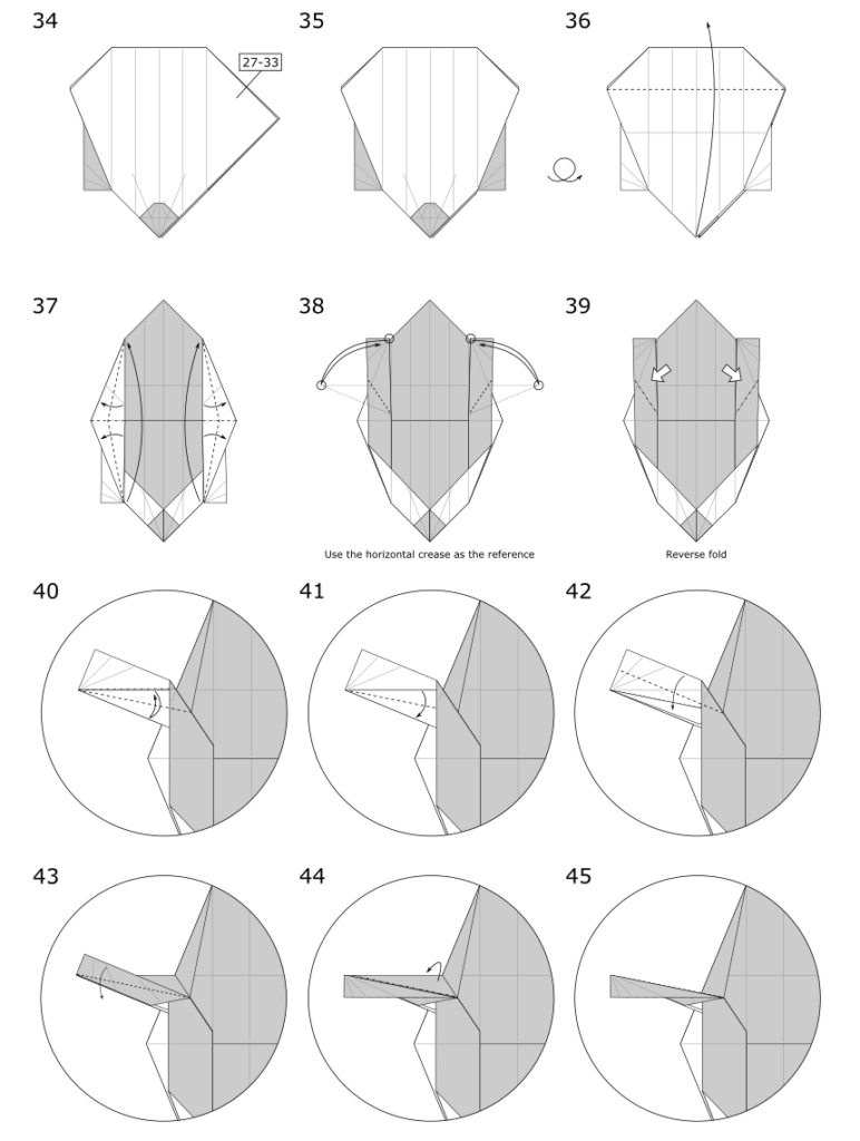 Origami Goose diagrams - page 4