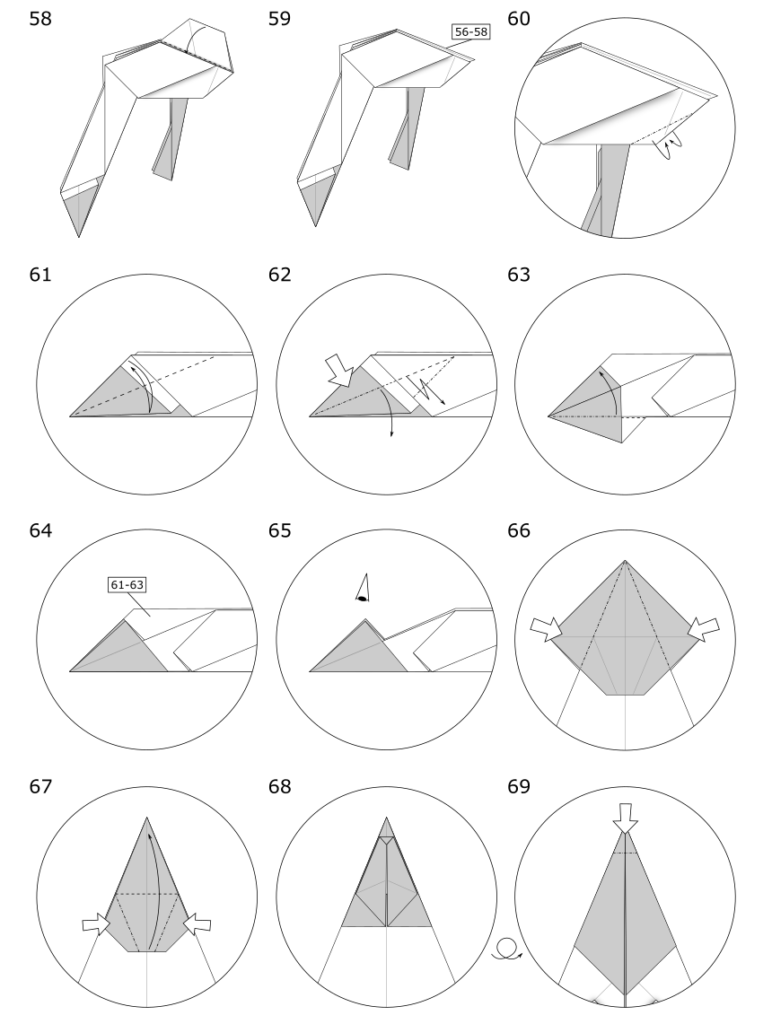Origami Goose diagrams - page 6