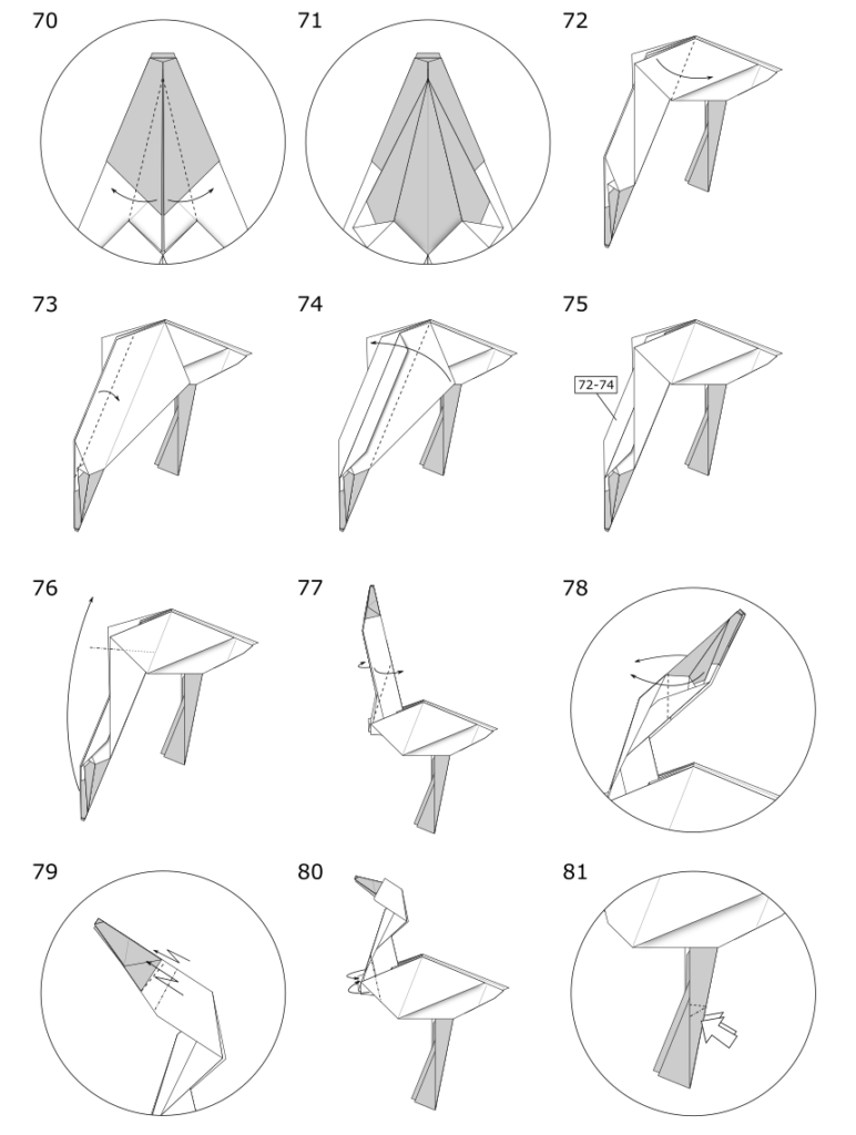 Origami Goose diagrams - page 7