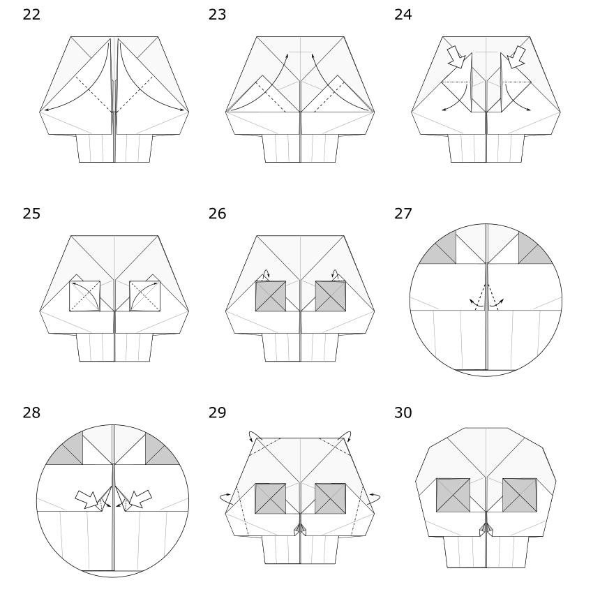 Origami Skull Emoji - page 3