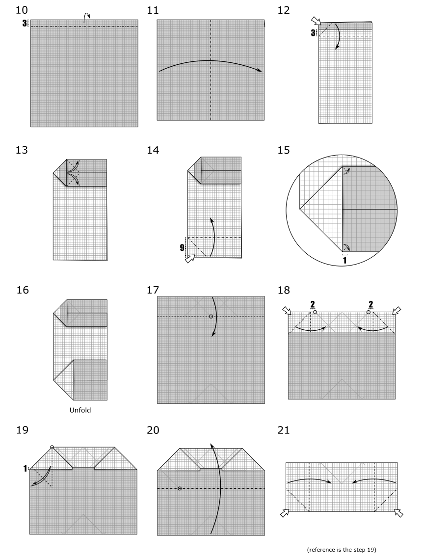 Origami Spider - Pre-creasing page 2