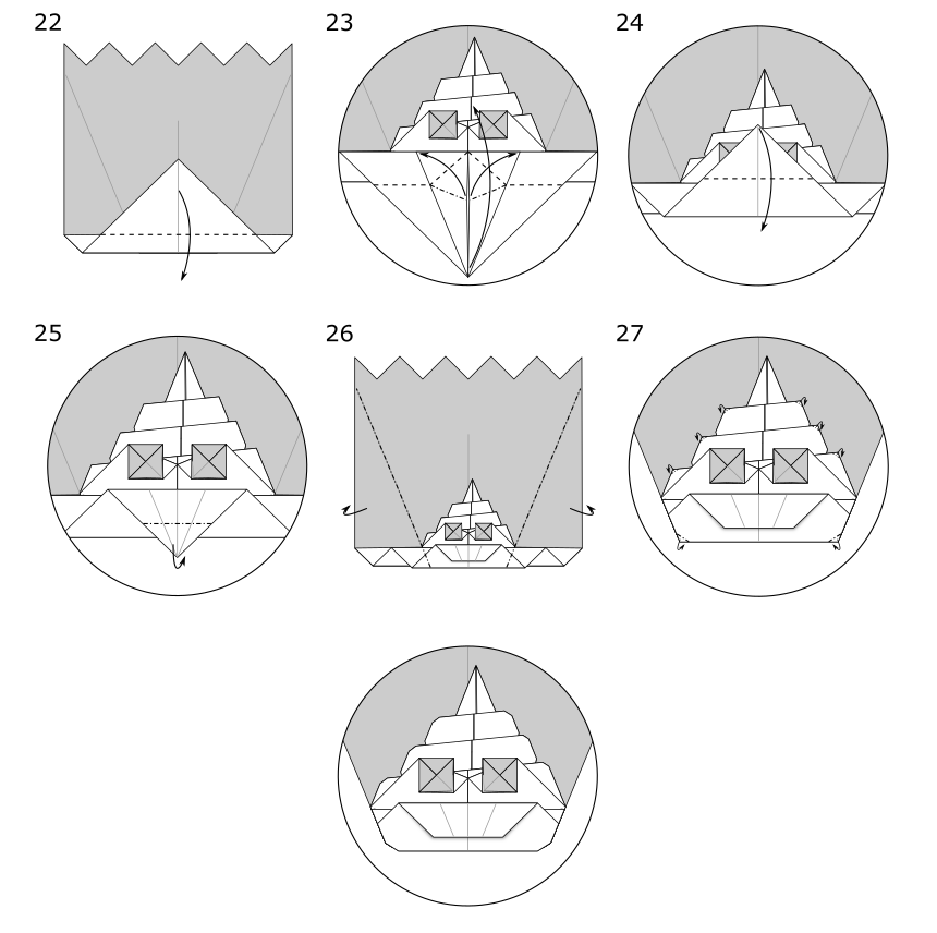 Origami Toilet Paper Poop diagrams - page 3